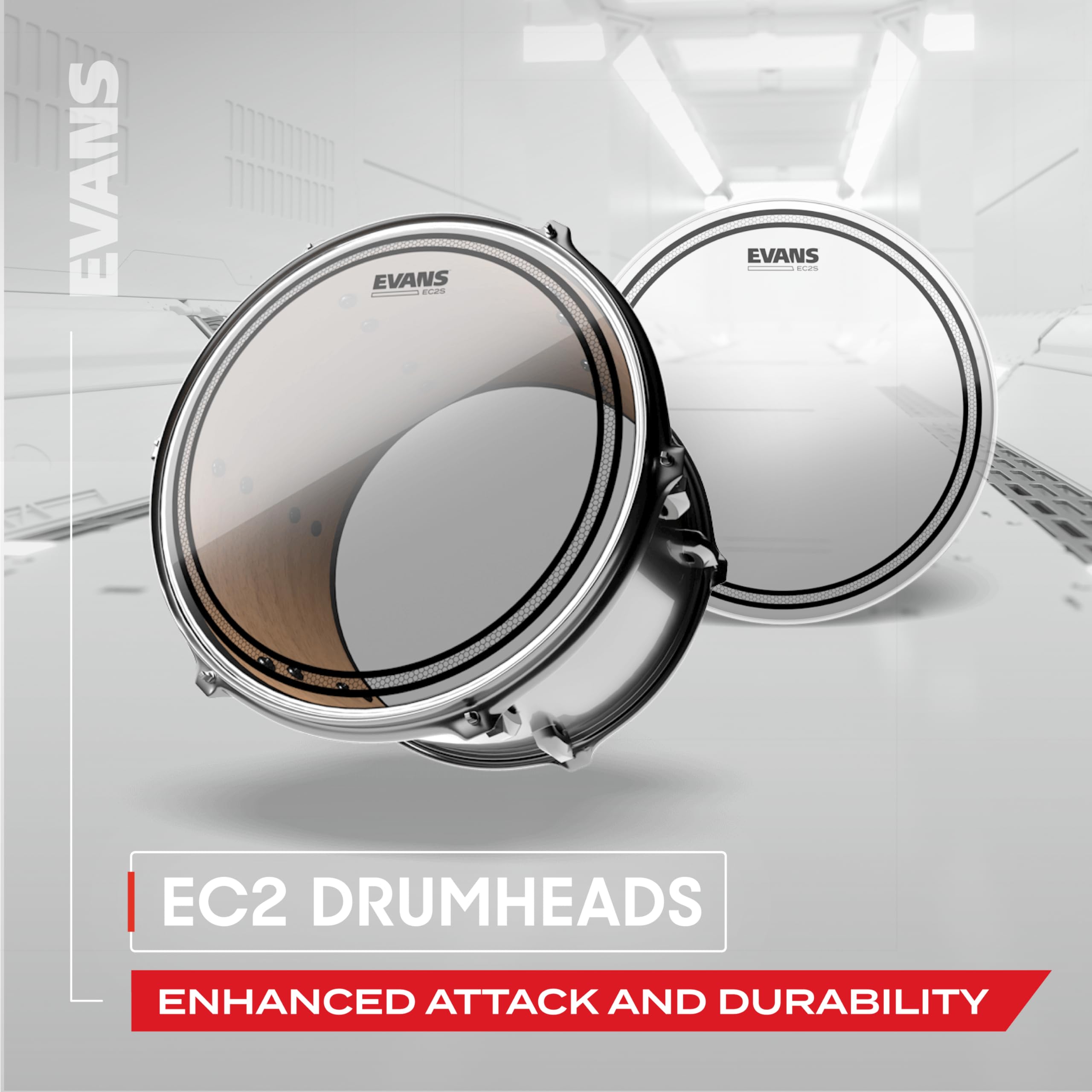 Evans Drum Heads   Ec2S Coated Tom Drumhead, 6 Inch